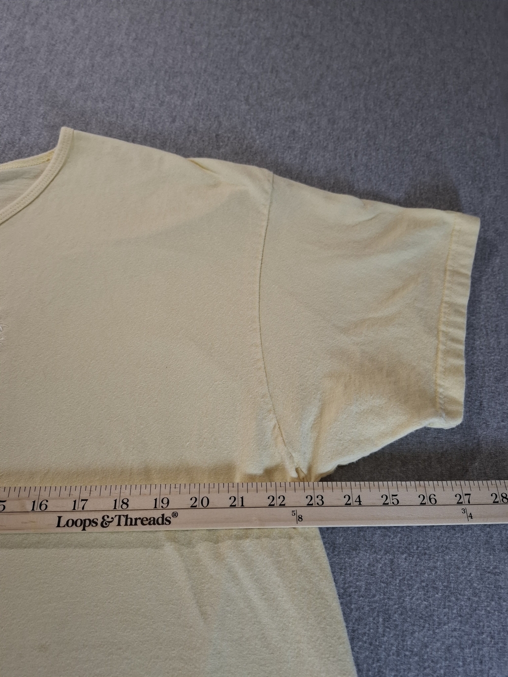 90's Yellow Palm Embroidered Short Sleeve Tee Size XXL - Picture 6 of 8